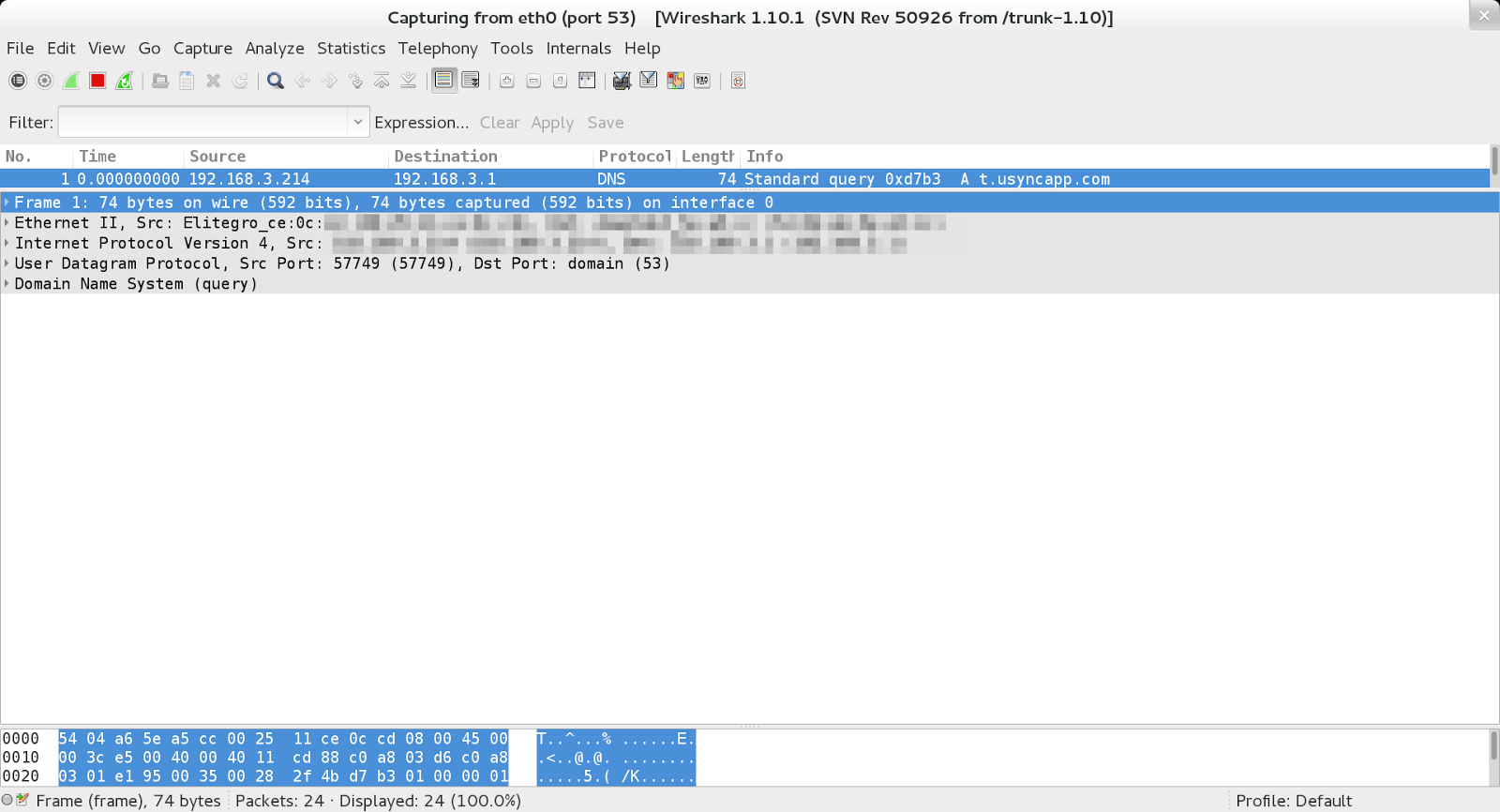 Проверка на утечку DNS (DNS leak)