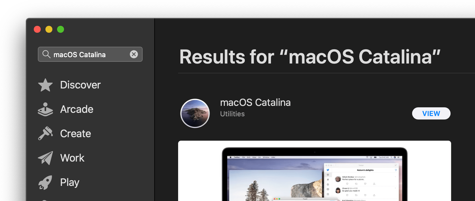 download macos catalina from app store