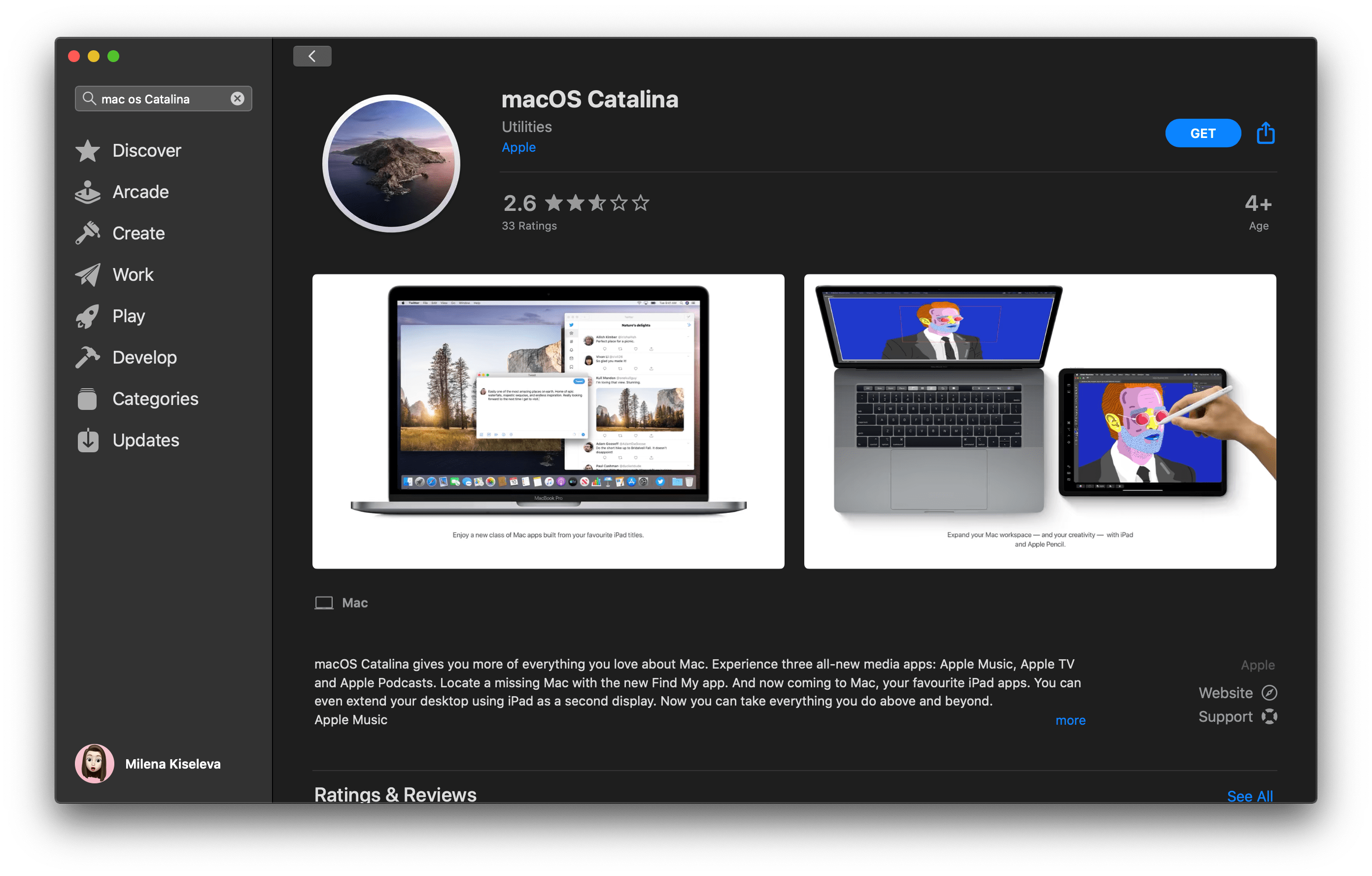 download macos catalina app store