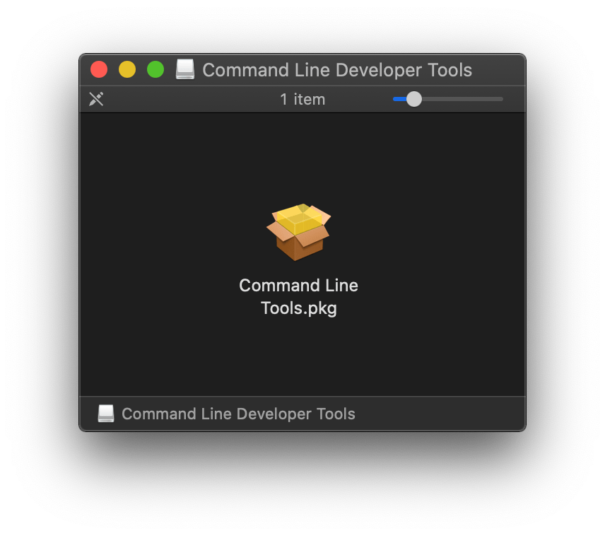 mac install command line developer tools