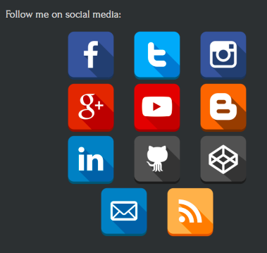 WP plugin "Social Media Follow Buttons Bar PRO" by Space X-Chimp