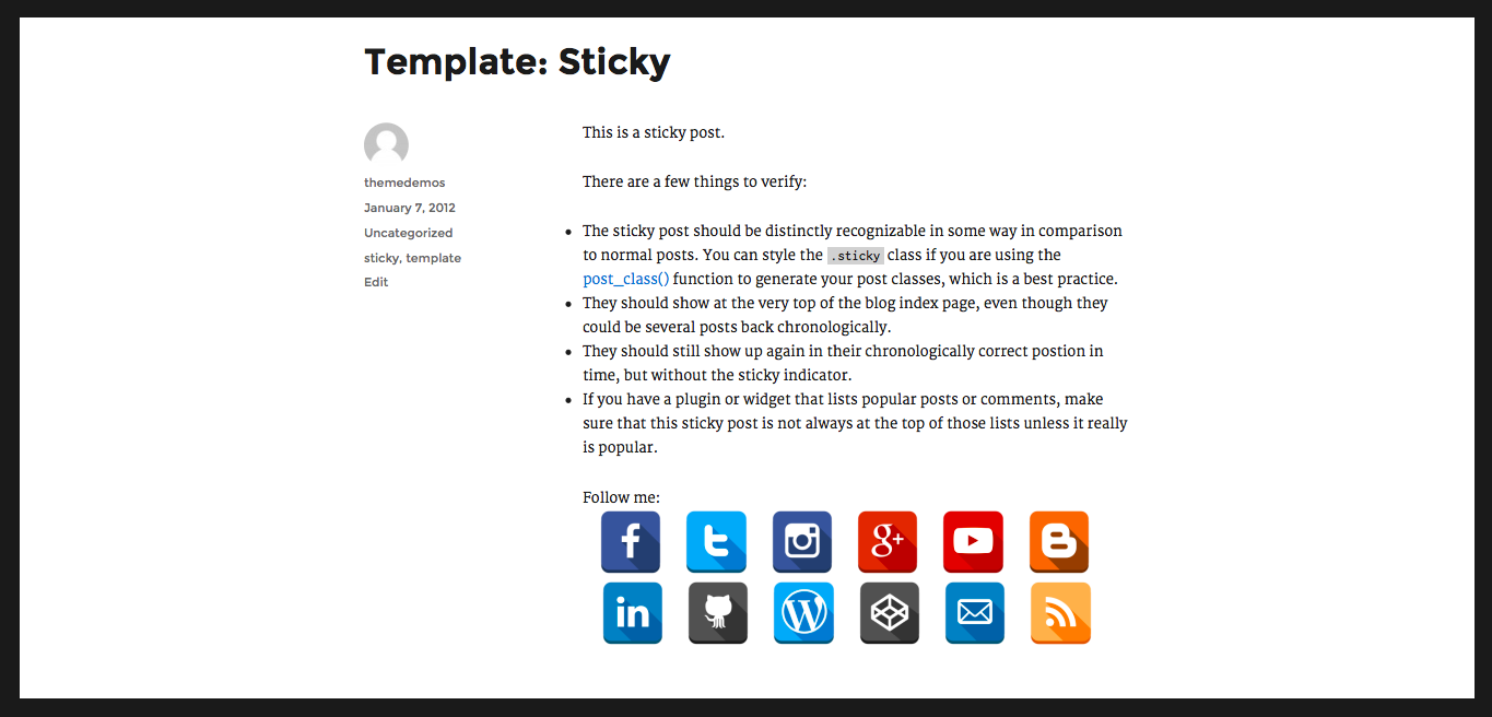 WP plugin "Social Media Follow Buttons Bar PRO" by Space X-Chimp